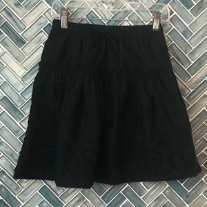 Girls GAP XS 4 / 5 Full Black Skirt EUC